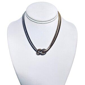 Pair Of Avon Omega Necklaces Together In A Double Strand Choker Necklace (6117)